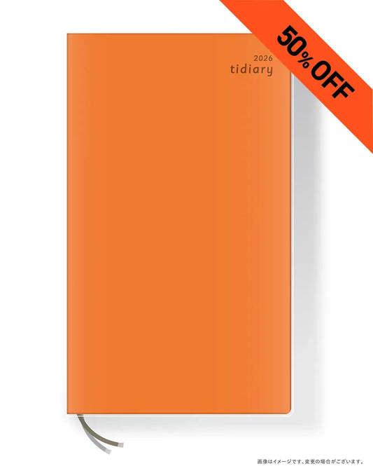 【50%OFF】tidiary2026［オレンジ］