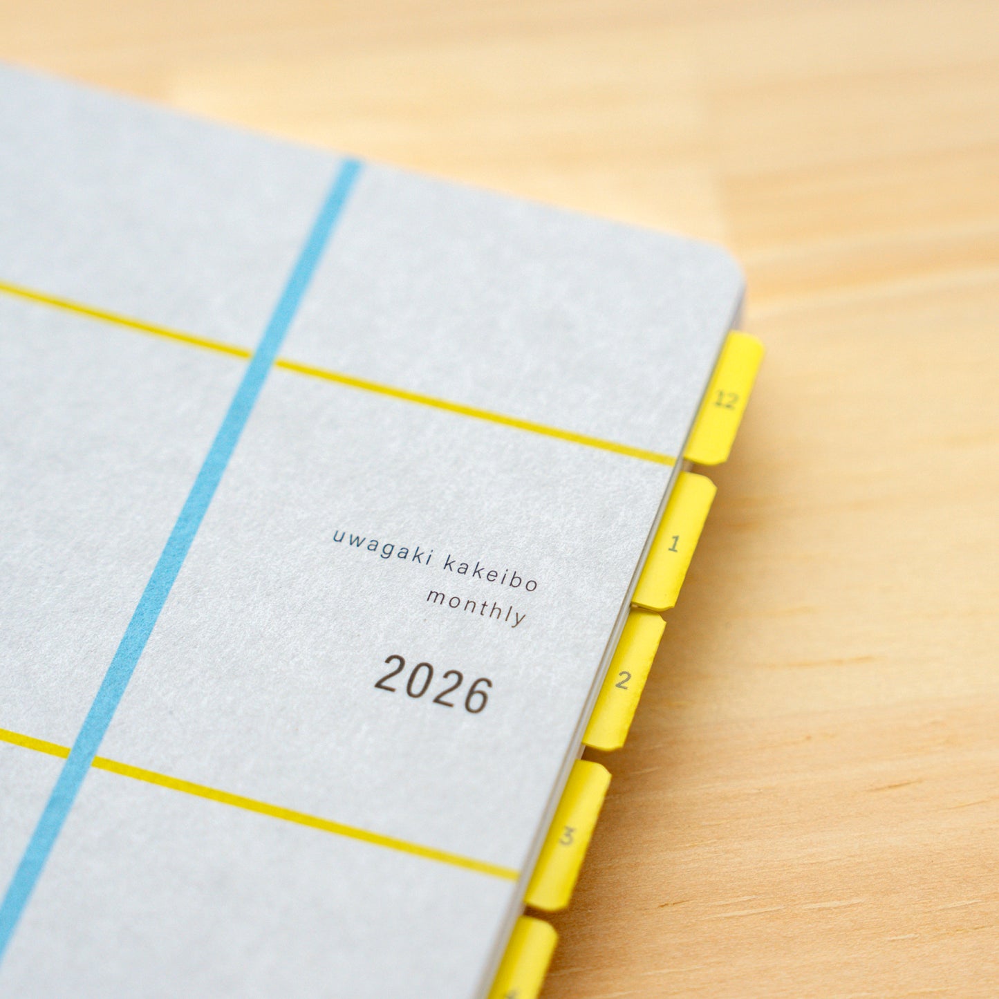 ［zun］月別インデックスシール［レモンイエロー］